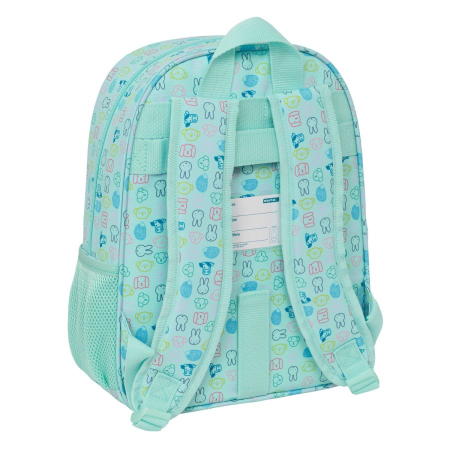 Skoletaske Miffy Friends Bl 26 x 34 x 11 cm #2