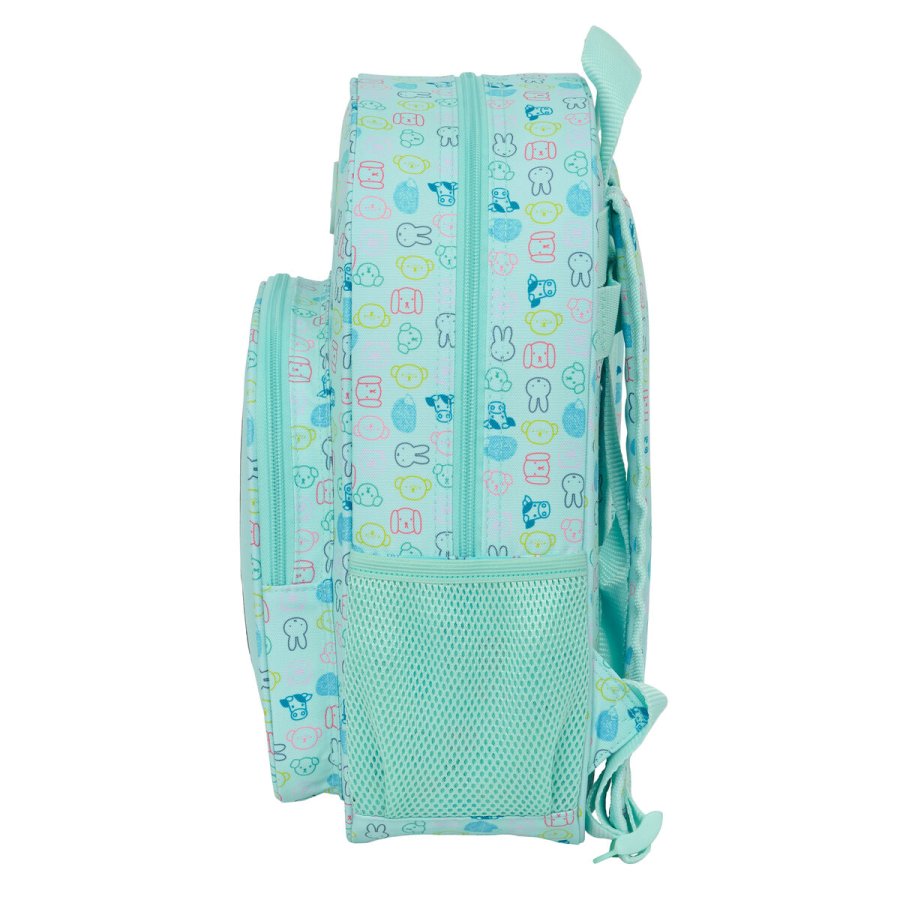 Skoletaske Miffy Friends Bl 26 x 34 x 11 cm #3