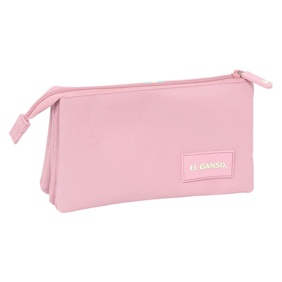 Tredobbelt bretaske El Ganso Pink Pink 22 x 12 x 3 cm #3