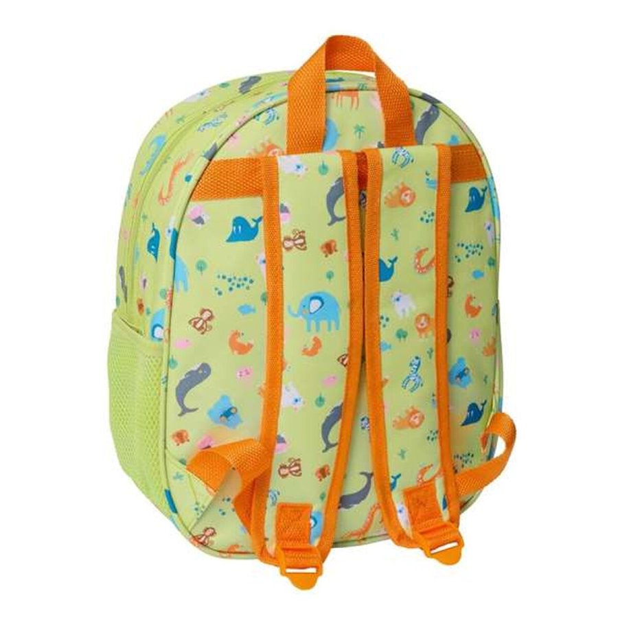 3D Skoletaske Safta 27 x 33 x 10 cm L�ve #2