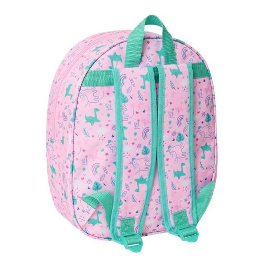 3D Skoletaske Safta 27 x 33 x 10 cm Enhj�rning #2