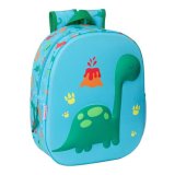 3D Skoletaske Safta 27 x 33 x 10 cm Dinosaur #1