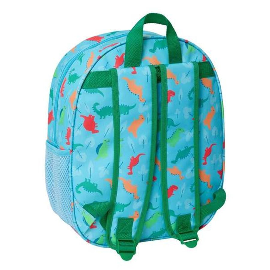 3D Skoletaske Safta 27 x 33 x 10 cm Dinosaur #2