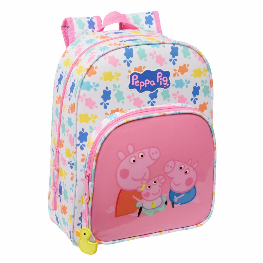 Skoletaske Peppa Pig Baby pig Multifarvet 26 x 34 x 11 cm #3
