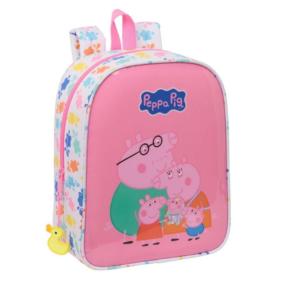 Skoletaske Peppa Pig Baby pig Multifarvet 22 x 27 x 10 cm #2
