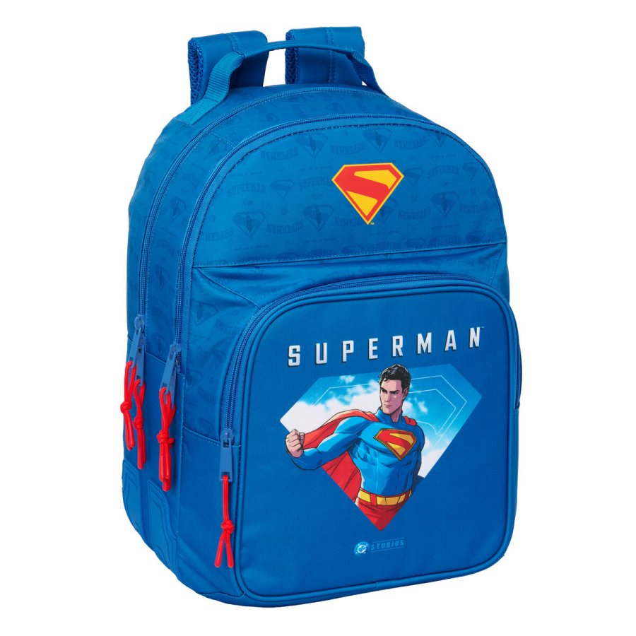 Skoletaske Superman Bl 32 x 42 x 15 cm #1