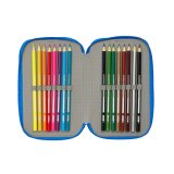 Tredobbelt Penalhus Batman Bl 12,5 x 19,5 x 5,5 cm 37 Dele #2