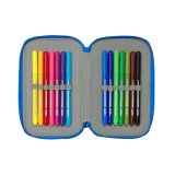 Tredobbelt Penalhus Batman Bl 12,5 x 19,5 x 5,5 cm 37 Dele #4