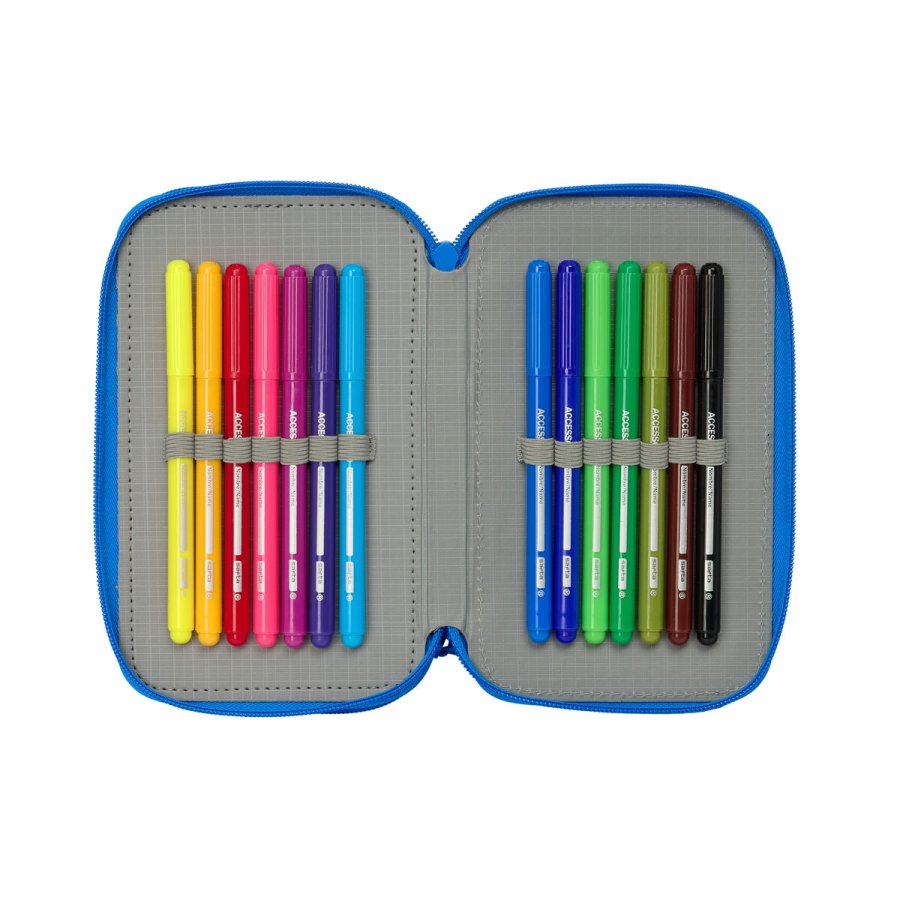 Tredobbelt Penalhus Batman Bl 12,5 x 19,5 x 5,5 cm 37 Dele #4