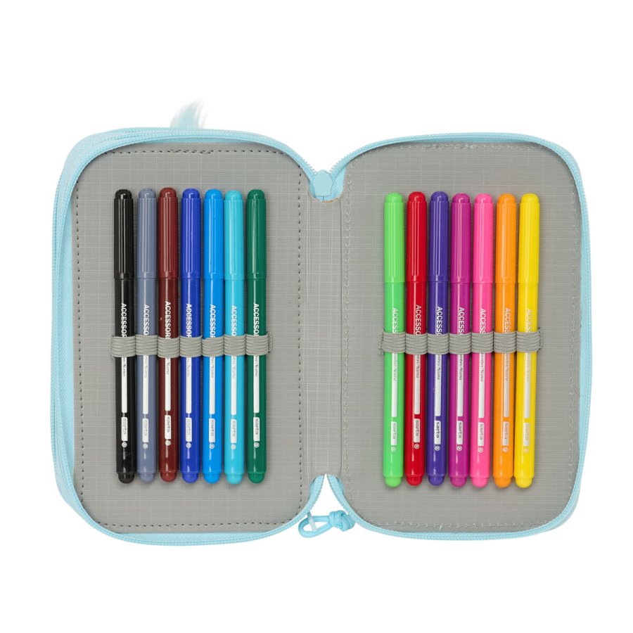 Tredobbelt Penalhus Furby Bl 12,5 x 19,5 x 5,5 cm 37 Dele #5