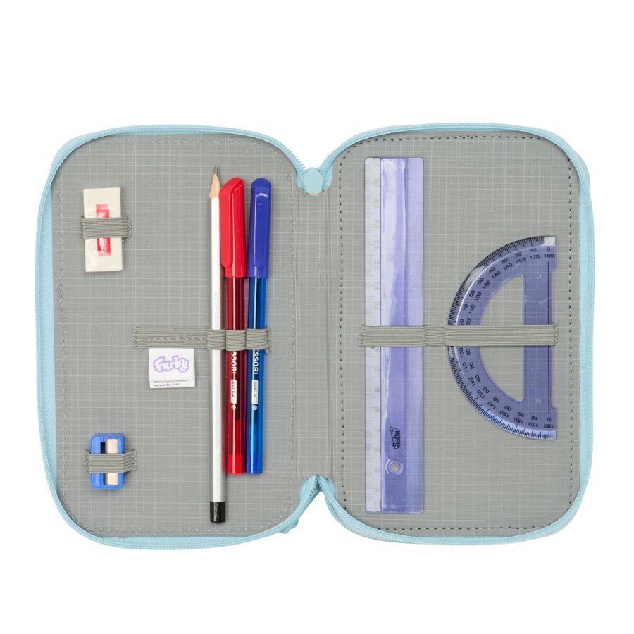 Tredobbelt Penalhus Furby Bl 12,5 x 19,5 x 5,5 cm 37 Dele #6