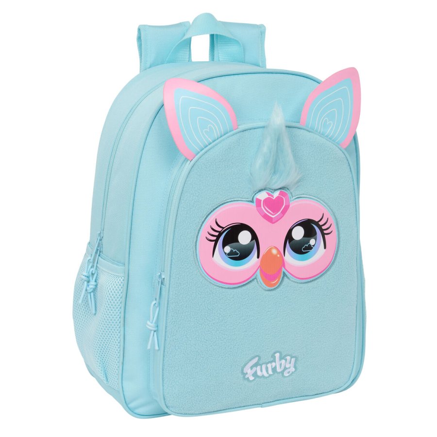 Skoletaske Furby Himmelbl 33 x 42 x 14 cm #1