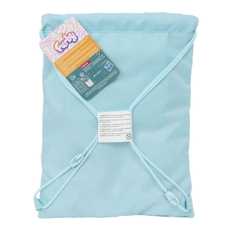 Rygsk med Snore Furby Himmelbl 26 x 34 x 1 cm #3