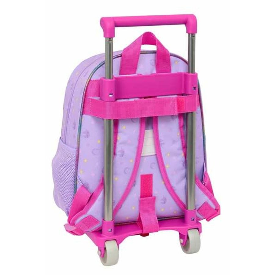 Skolerygsk med Hjul Unicorn Academy Syren 28 x 34 x 10 cm #2
