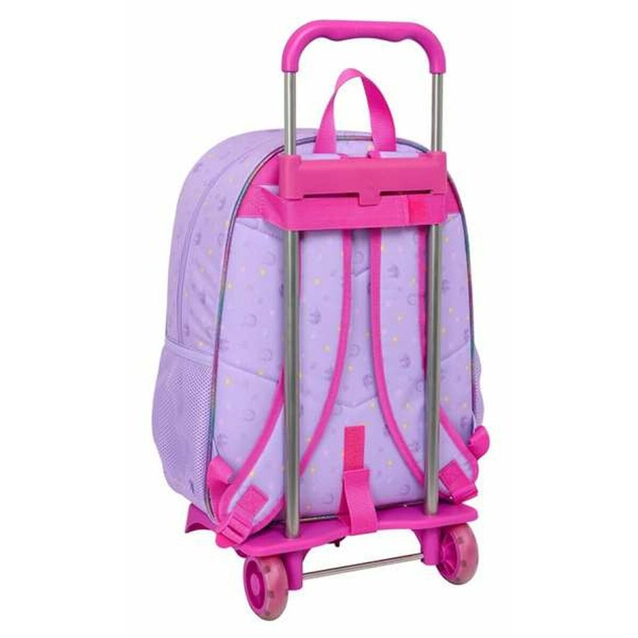 Skolerygsk med Hjul Unicorn Academy Syren 33 x 42 x 14 cm #2