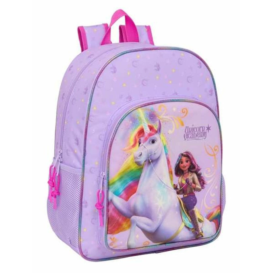 Skoletaske Unicorn Academy Syren 33 x 42 x 14 cm #1