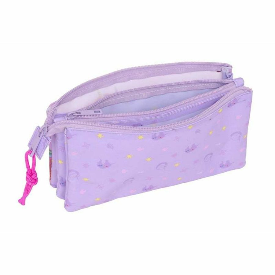 Tredobbelt bretaske Unicorn Academy Syren 22 x 12 x 3 cm #3