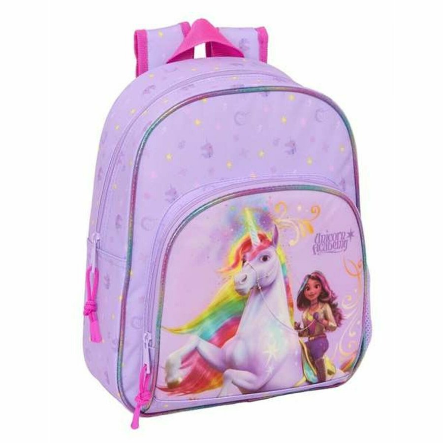 Skoletaske Unicorn Academy Syren 28 x 34 x 10 cm #1