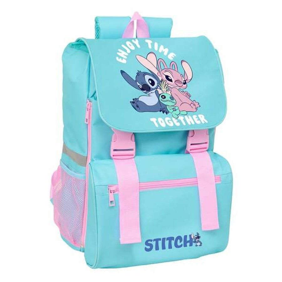 Skoletaske Stitch Bl 18,5 x 41 x 15 cm #1