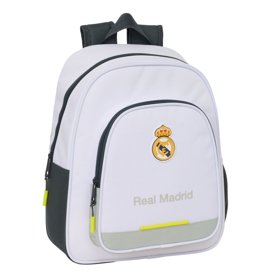 Skoletaske Real Madrid C.F. Hvid 28 x 34 x 10 cm #1