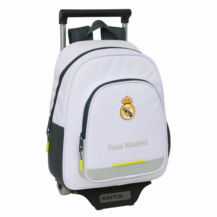 Skoletaske Real Madrid C.F. Hvid 28 x 34 x 10 cm #1