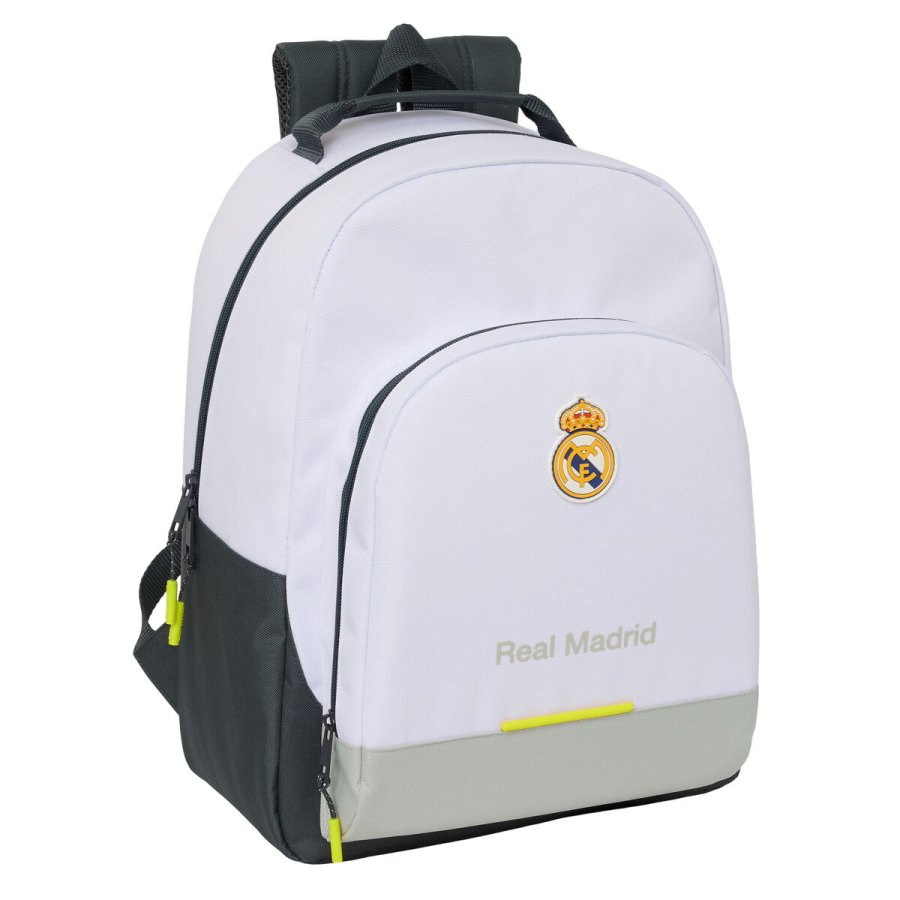 Skoletaske Real Madrid C.F. Hvid 32 x 42 x 15 cm #1