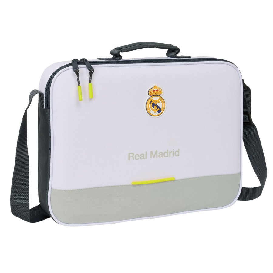 Skoletaske Real Madrid C.F. Hvid 38 x 28 x 6 cm #1