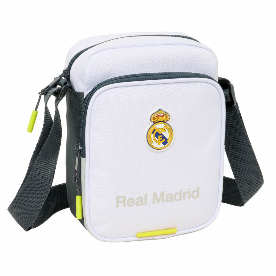 Skuldertaske Real Madrid C.F. Hvid 16 x 22 x 6 cm #1