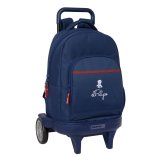 Skolerygsk med Hjul El Pulpo Marinebl 33 x 45 x 22 cm #1