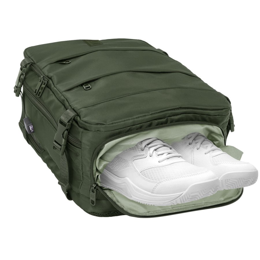 Skoletaske Safta Verde Militrgrn #5