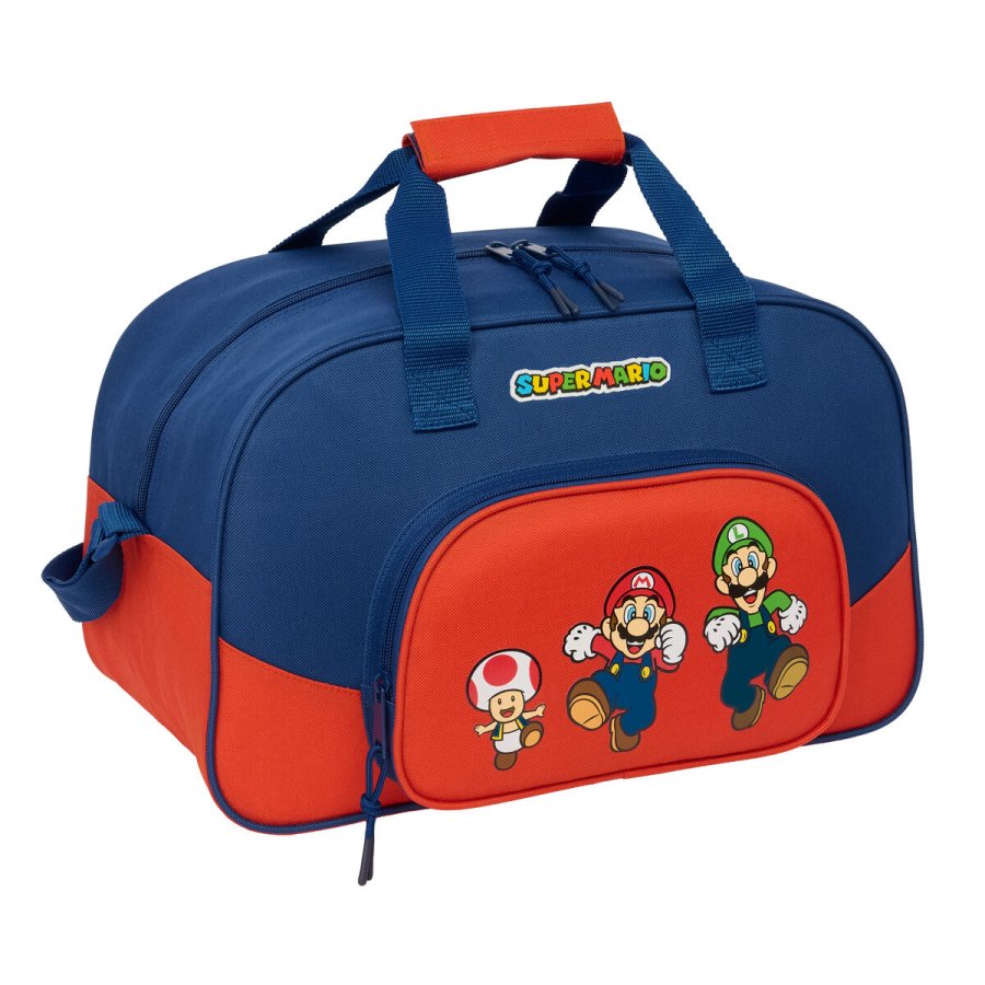Sportstaske Super Mario Mamma mia R�d Marinebl� 40 x 24 x 23 cm #1