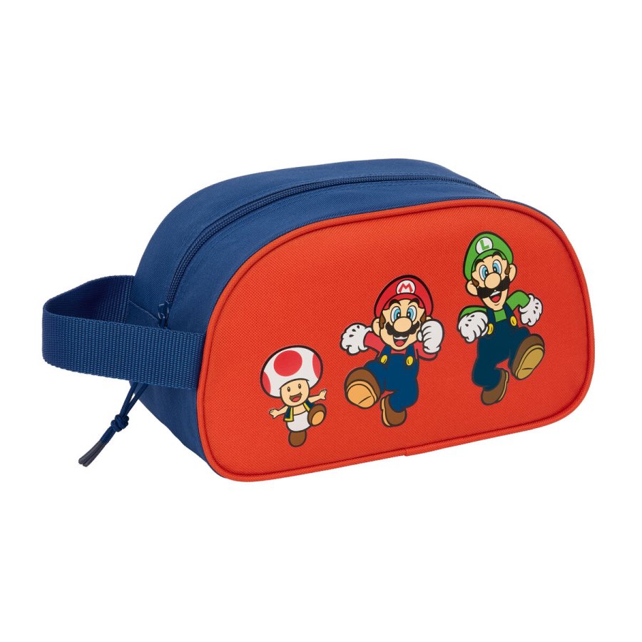 Rejsetoilettaske Super Mario Mamma mia R�d Marinebl� 26 x 15 x 12 cm #1