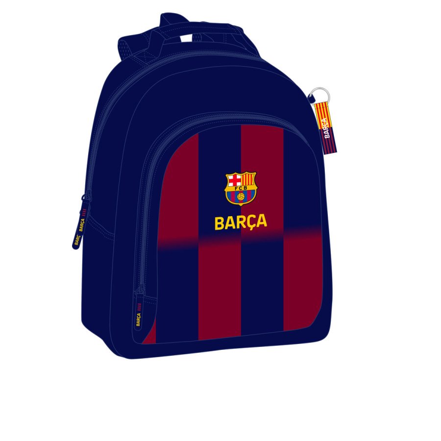 Skoletaske F.C. Barcelona Bl Rdbrun 32 x 42 x 15 cm #1