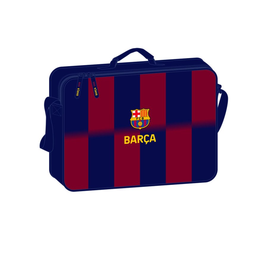 Skoletaske F.C. Barcelona Bl Rdbrun 38 x 28 x 6 cm #1