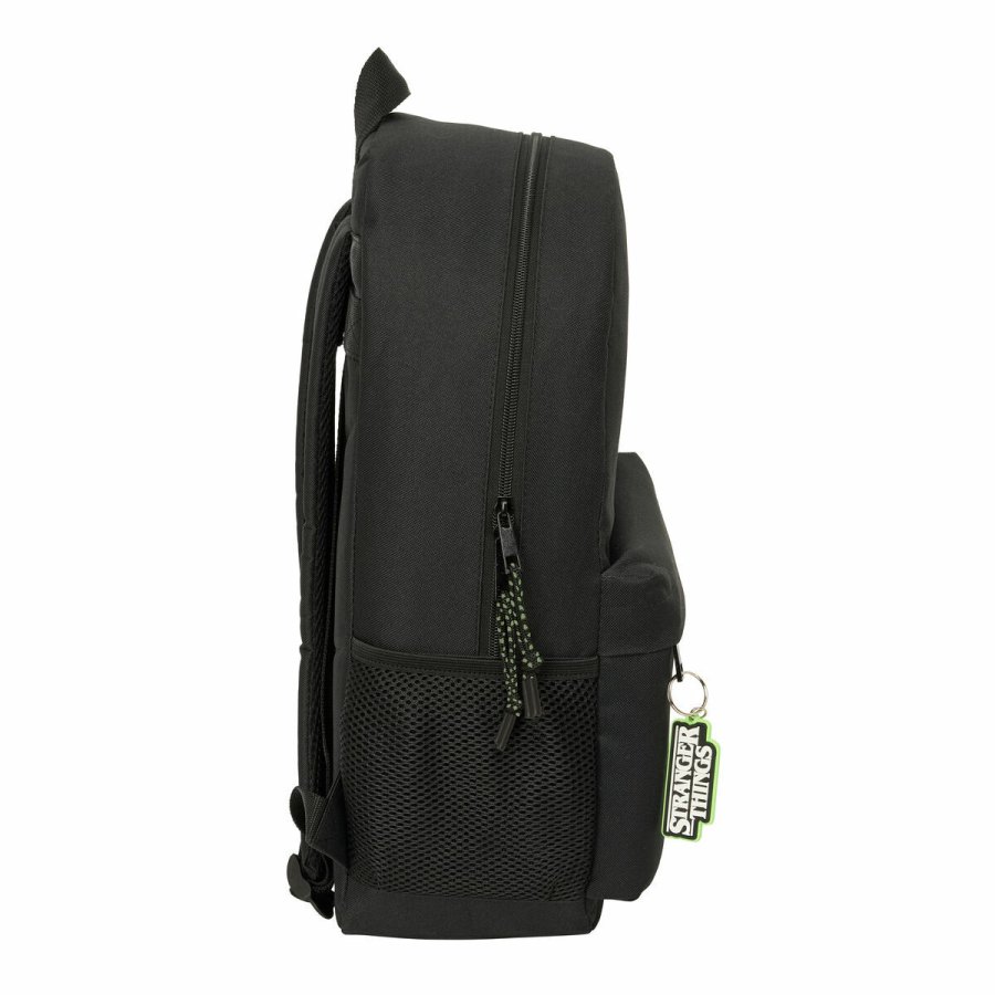 Skoletaske Stranger Things Sort 30 x 46 x 14 cm #3