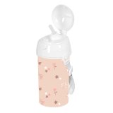 Vandflaske Safta Flores Pink PVC 500 ml #1