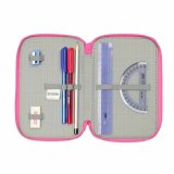 Tredobbelt Penalhus Kuromi Sort Fuchsia 12,5 x 19,5 x 5,5 cm 37 Dele #3