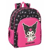 Skoletaske Kuromi Sort Fuchsia 33 x 42 x 14 cm #1