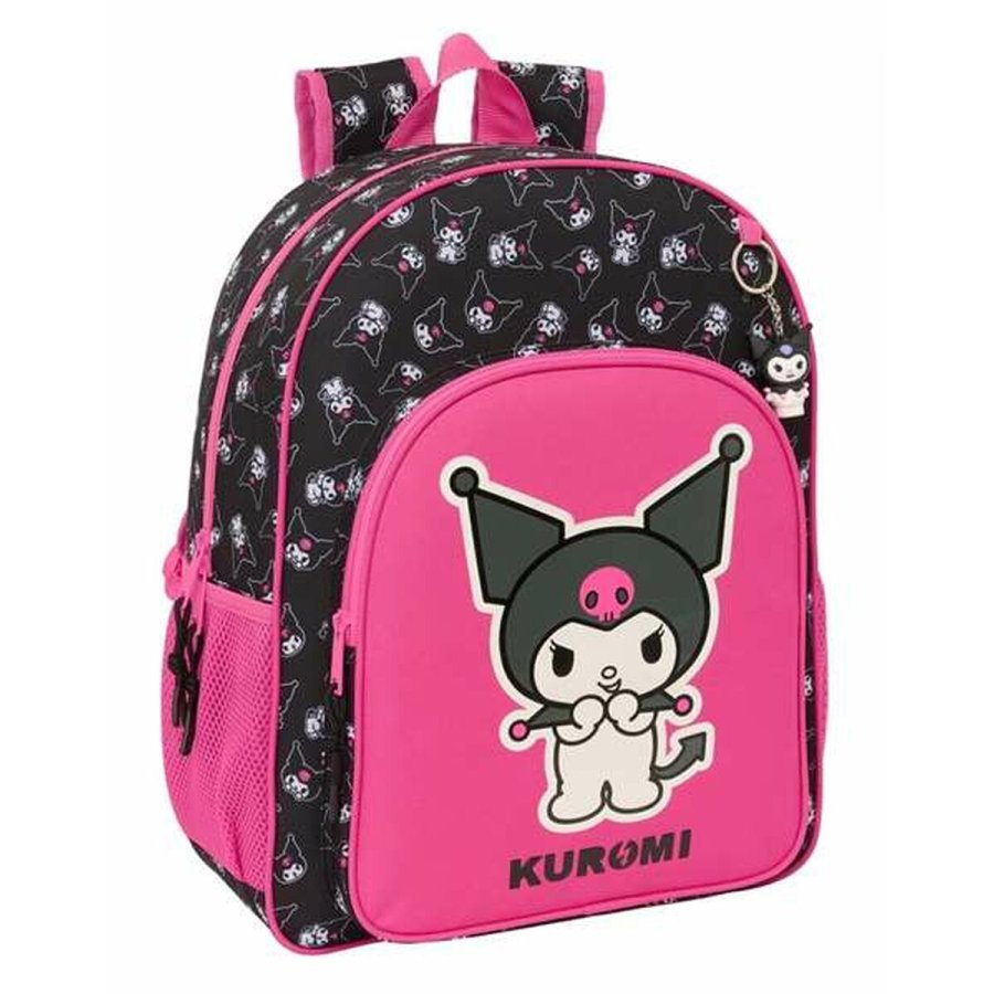Skoletaske Kuromi Sort Fuchsia 33 x 42 x 14 cm #1