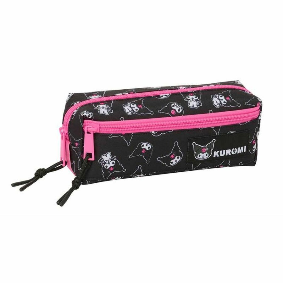 Tredobbelt bretaske Kuromi Sort Fuchsia 22 x 8,5 x 6 cm #1