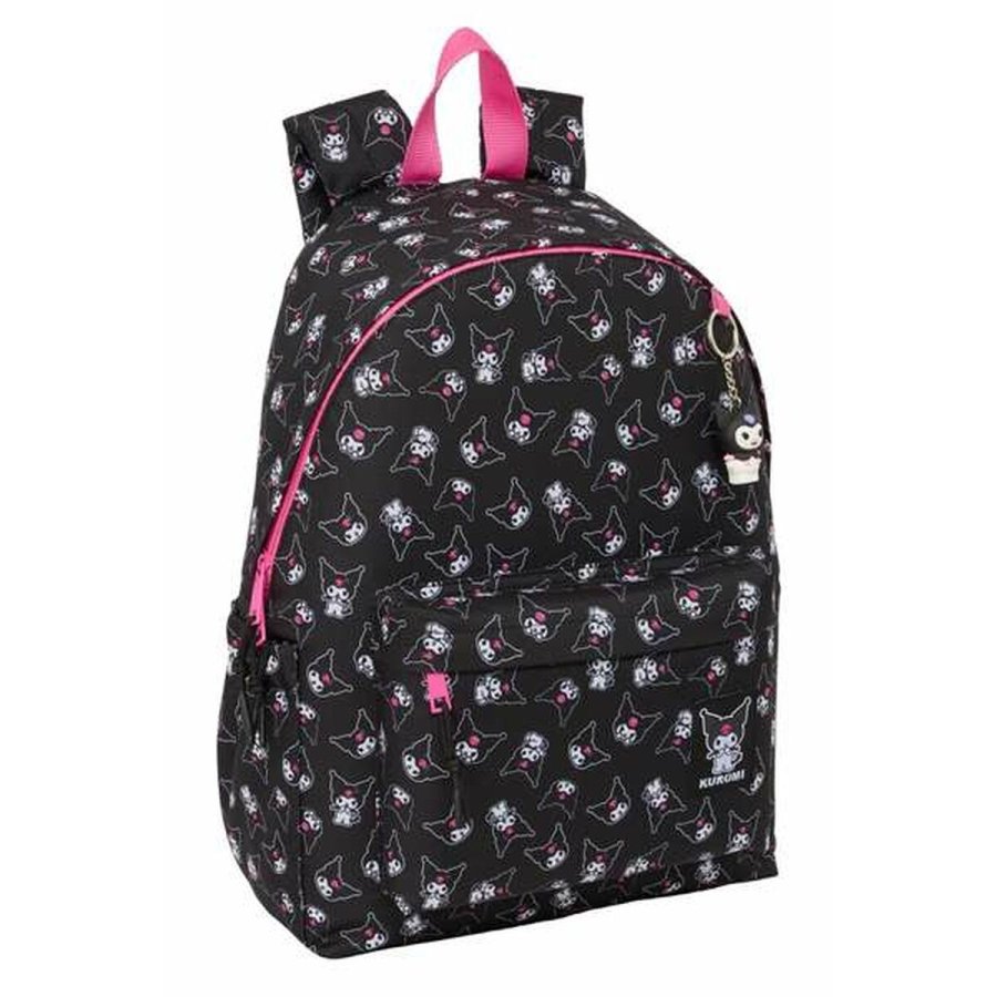 Skoletaske Kuromi Sort Fuchsia 31 x 43 x 13 cm #1