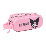 Dobbelt carry-all Kuromi Pink 21 x 8 x 6 cm #1