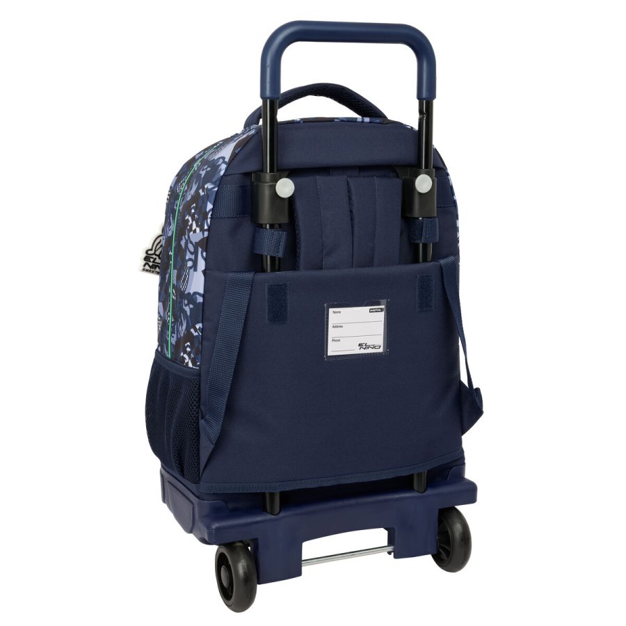 Skolerygs�k med Hjul El Ni�o Navy Marinebl� 33 x 45 x 22 cm #2
