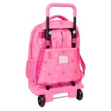 Skolerygs�k med Hjul Benetton Heart Pink 33 x 45 x 22 cm #2