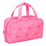 Rejsetoilettaske Benetton Heart Pink 31 x 14 x 19 cm #2