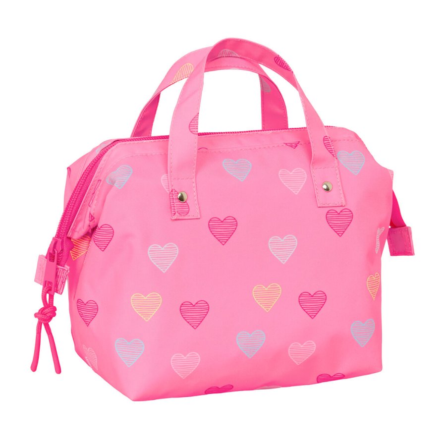 Rejsetoilettaske Benetton Heart Pink 26.5 x 17.5 x 12.5 cm #3