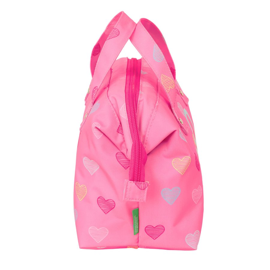 Rejsetoilettaske Benetton Heart Pink 26.5 x 17.5 x 12.5 cm #2