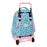 Skolerygs�k med Hjul Lilo & Stitch Ohana Bl� 33 x 45 x 22 cm #2