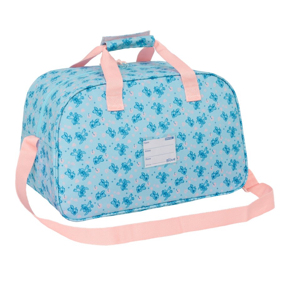 Sportstaske Lilo & Stitch Ohana Lysebl� 40 x 24 x 23 cm #3