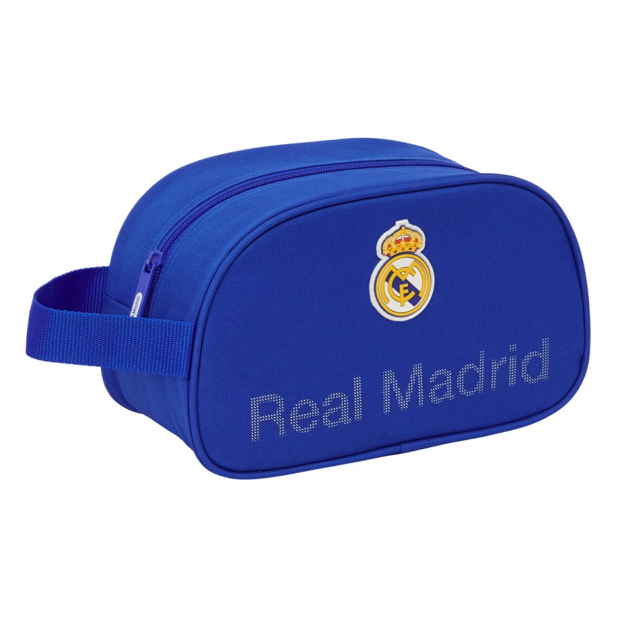 Rejsetoilettaske Real Madrid C.F. Bl� Sportslig 26 x 15 x 12 cm #1
